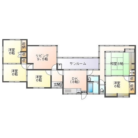 拡大写真:佐世保市日宇町 1の間取り