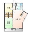コスモパートⅡの間取図