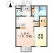 セジュール御山 Cの間取図