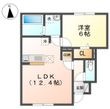 メゾン花見山 Ⅱの間取図