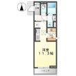 D-room GRACA 中町WESTの間取図