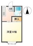 マエサンハイツ北山Ⅱの間取図