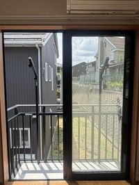 南向きのベランダ