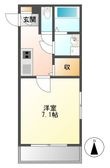 足立区谷在家3丁目の間取図