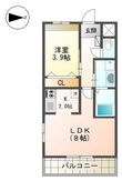 諫早市栗面町の間取図