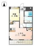 諫早市長野町の間取図