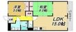 芦屋三木マンションの間取図