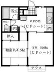 芦屋市西蔵町の間取図