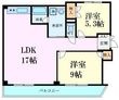 芦屋打出レックスマンションの間取図