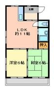 芦屋市大原町の間取図