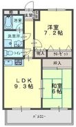 芦屋ライフの間取図