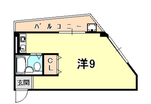 拡大写真:セフィーロ芦屋 202の間取り