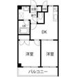 エバーグリーンフラッツの間取図