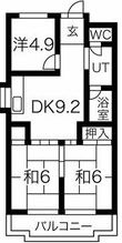 マンションライズの間取図