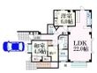 インターコートの間取図