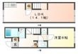 津山市東一宮の間取図