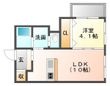 津山市川崎の間取図