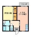 フォーブル三重Ａの間取図