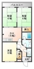 グリーンコートの間取図