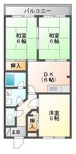 グリーンコートの間取図