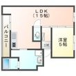 リルームス三重町Ⅱの間取図