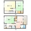 松井ハイツの間取図