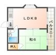 シティハイツ中町の間取図