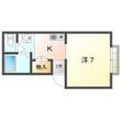 K・メゾンドール辻の間取図