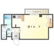 エレリーアNISHIDAの間取図