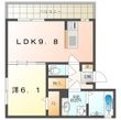 グランドソレイユの間取図