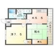 大西マンションの間取図