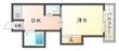 マンション華の間取図