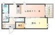 シャーメゾン フェリークの間取図