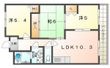 門真市三ツ島2丁目の間取図