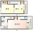 倉橋貸家(小林貸家)の間取図