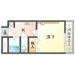 K・キュービックの間取図