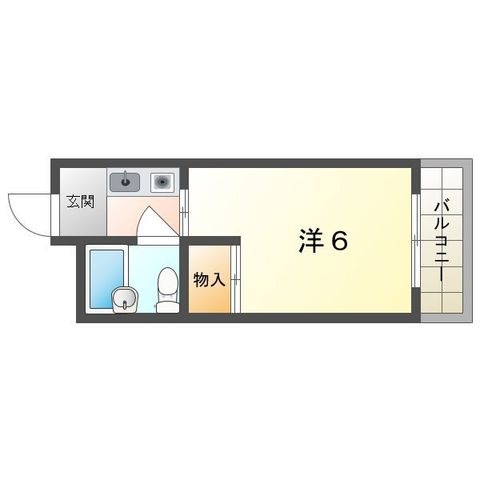 四條畷市岡山東1丁目の外観