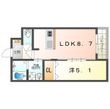フリーディオ門真Ⅳの間取図