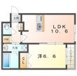 プラシードセレノカーサⅢの間取図