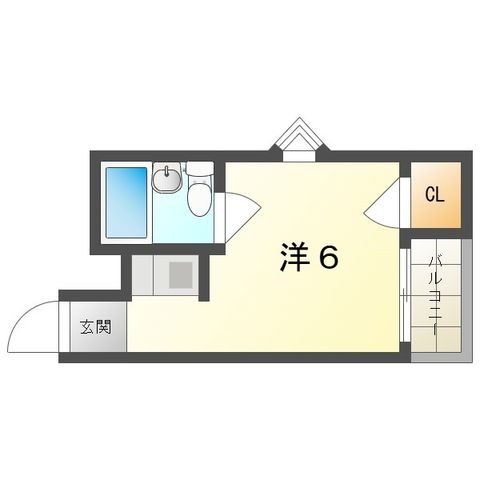 拡大写真:守口市文園町 3階C1の間取り