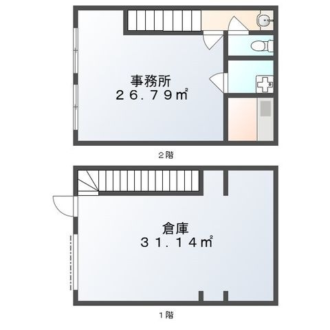 拡大写真:寝屋川市高柳5丁目 1階01の間取り