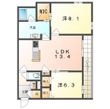 シャーメゾン スターセントの間取図