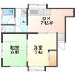 コーポ丸山の間取図