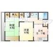 石野アパートの間取図
