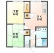 岡ハイツの間取図