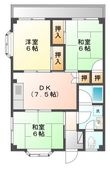 芝ハイツの間取図