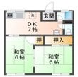 東ハイツの間取図