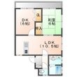 明石コーポ Aの間取図