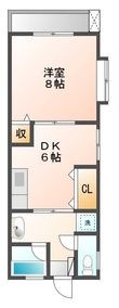 コーポヤンケ4の間取図