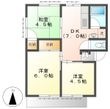 高知市朝倉己の間取図